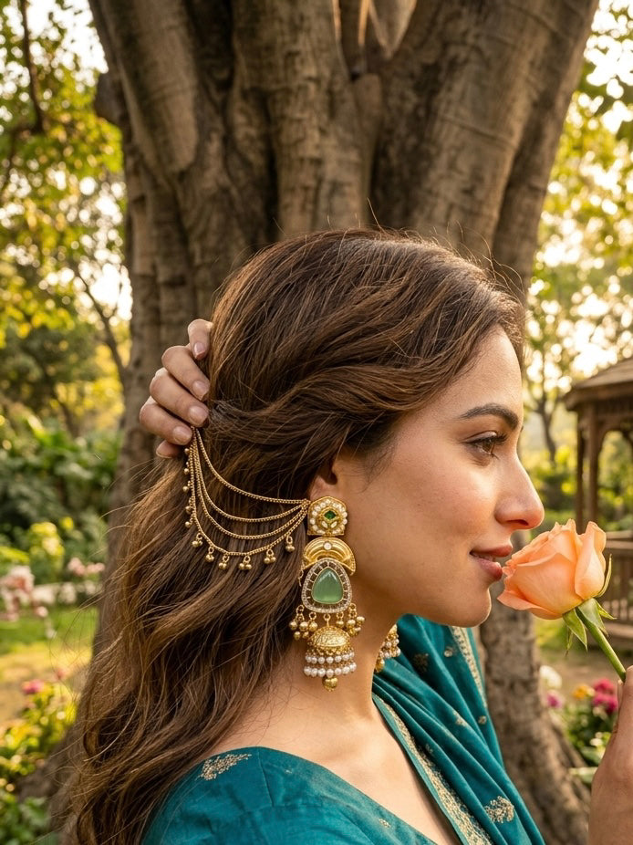 SOUNERI Noor-E-Meher Ear Chains