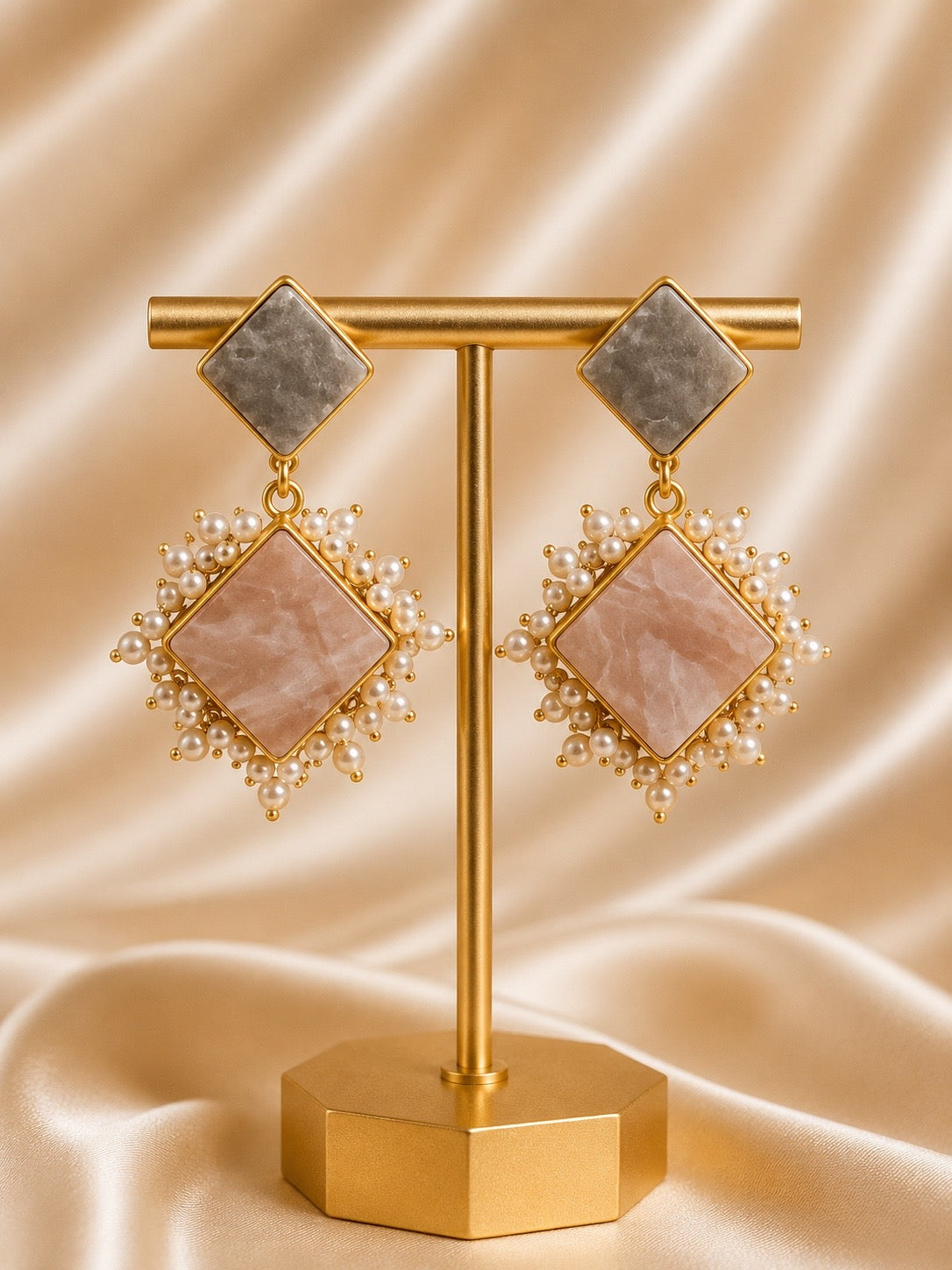 Blush Pearl Radiance Earrings
