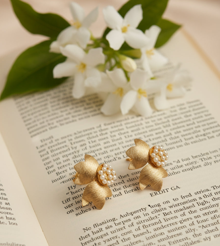 Swarna Patra Bloom Studs
