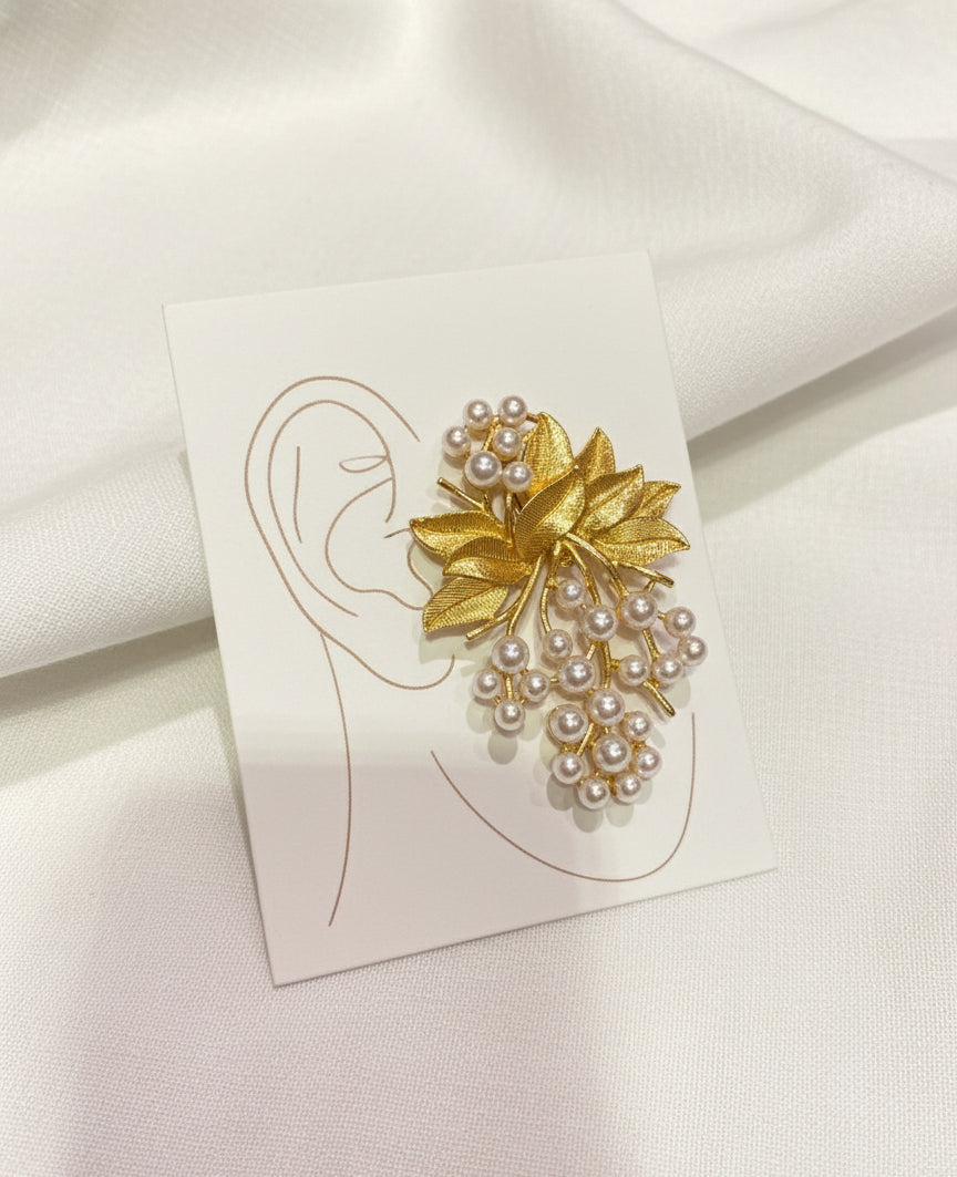 Swarna Pushpa Pearl Studs