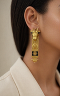 Nandi Heritage Statement Earrings