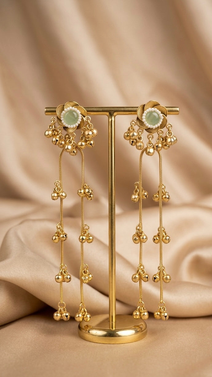 Saanjh Gold Danglers