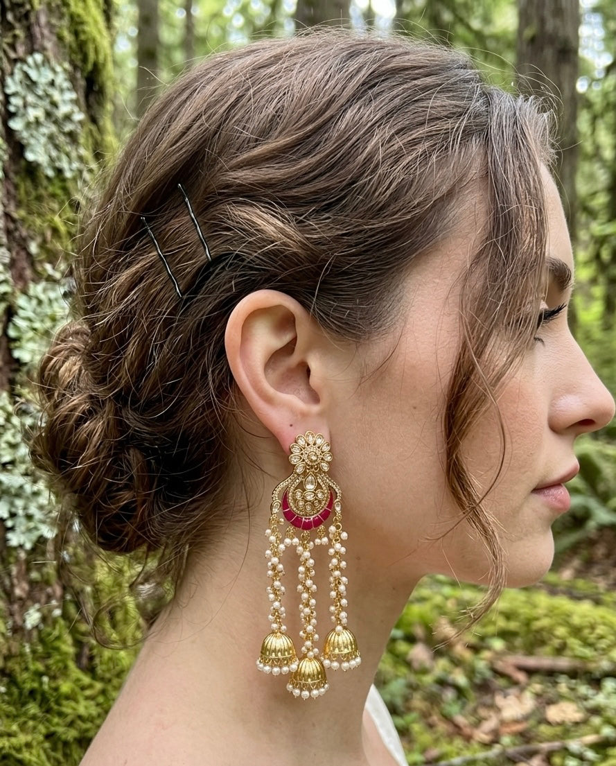 Gulnaar Jhumki Earrings