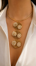 Pearl Nest Cascade Necklace