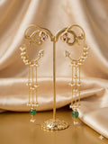 Emerald Noor Tassel Earrings