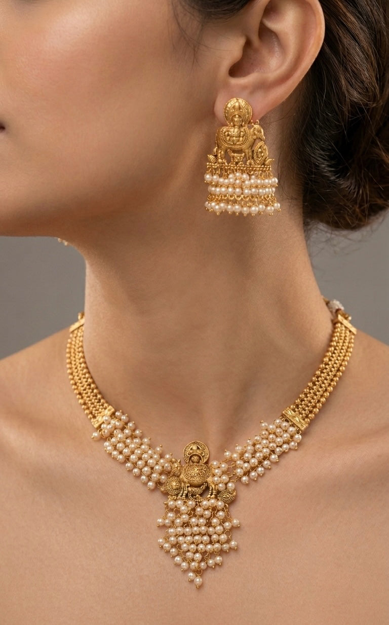 Nandi Choker Set