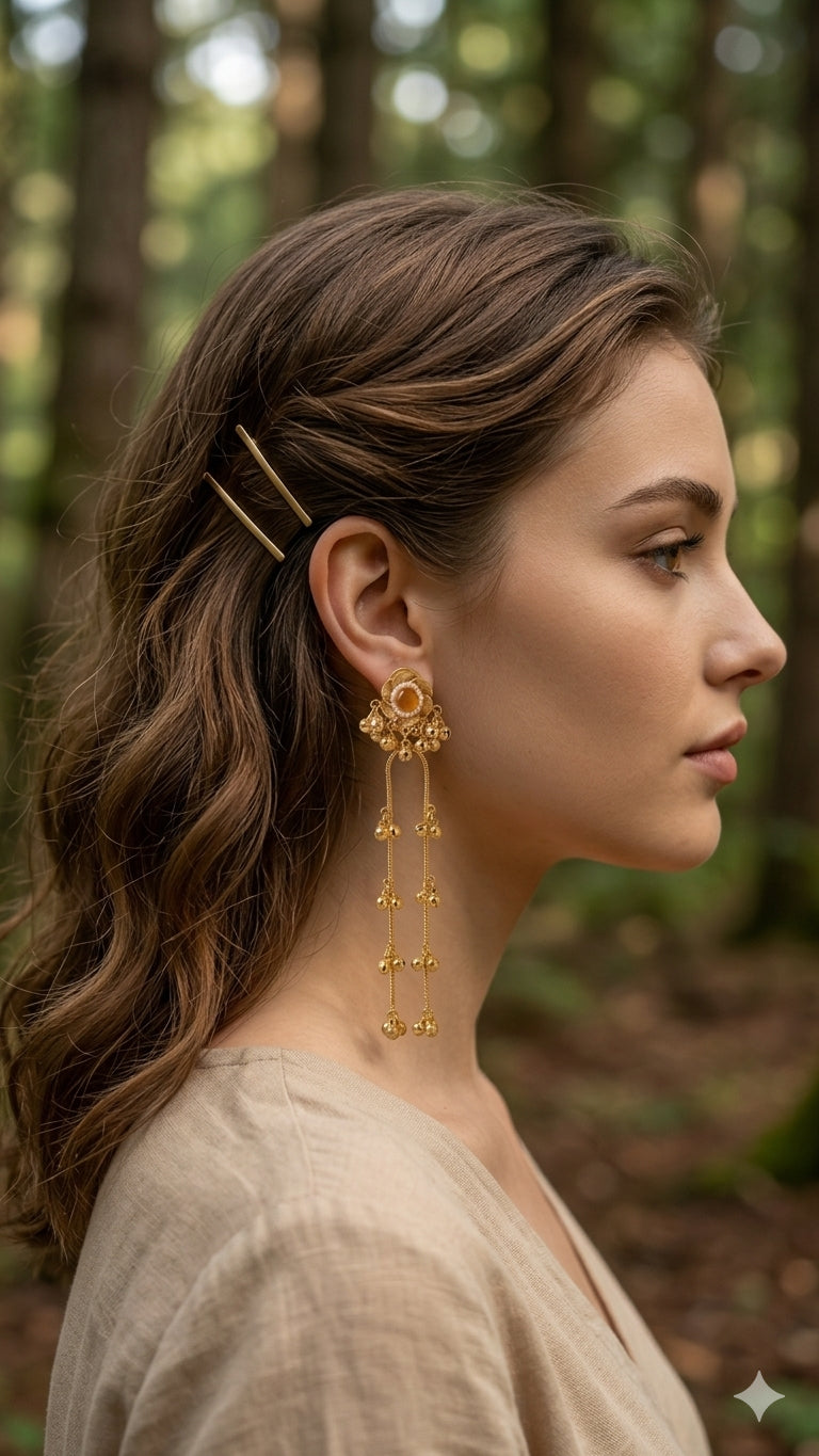 Gulnaar Tassel Earrings