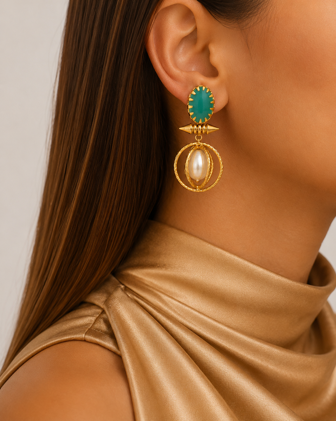 Aqua Pearl Orbit Drops