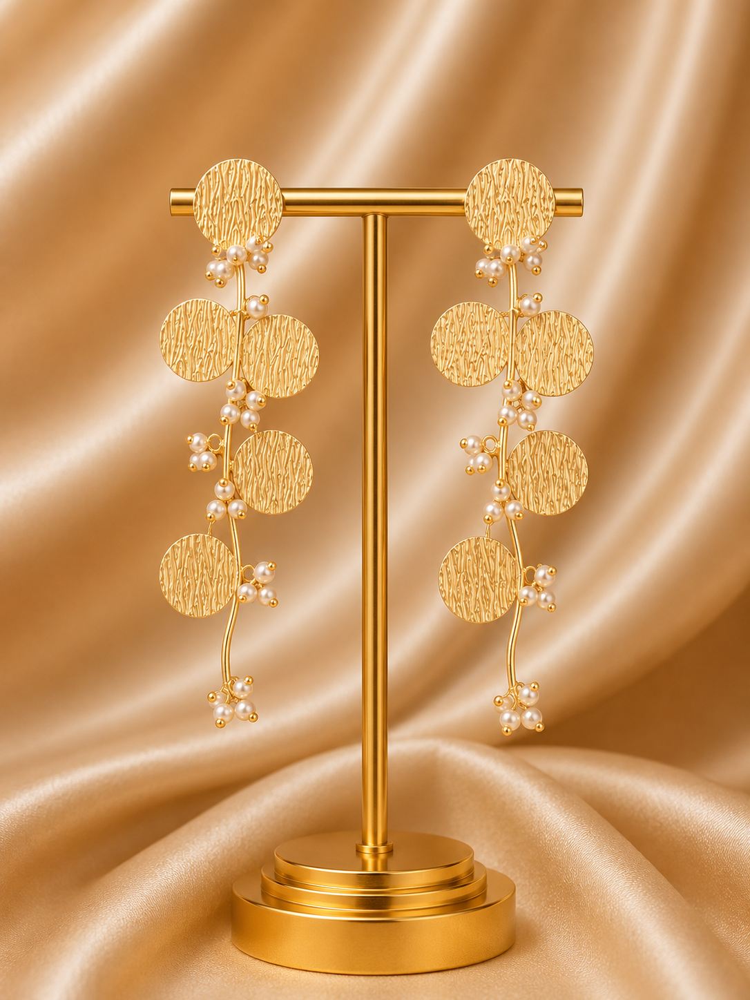 Celestial Pearl Vine Earrings