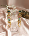 Meher Kashmiri Ear Chain Jhumka