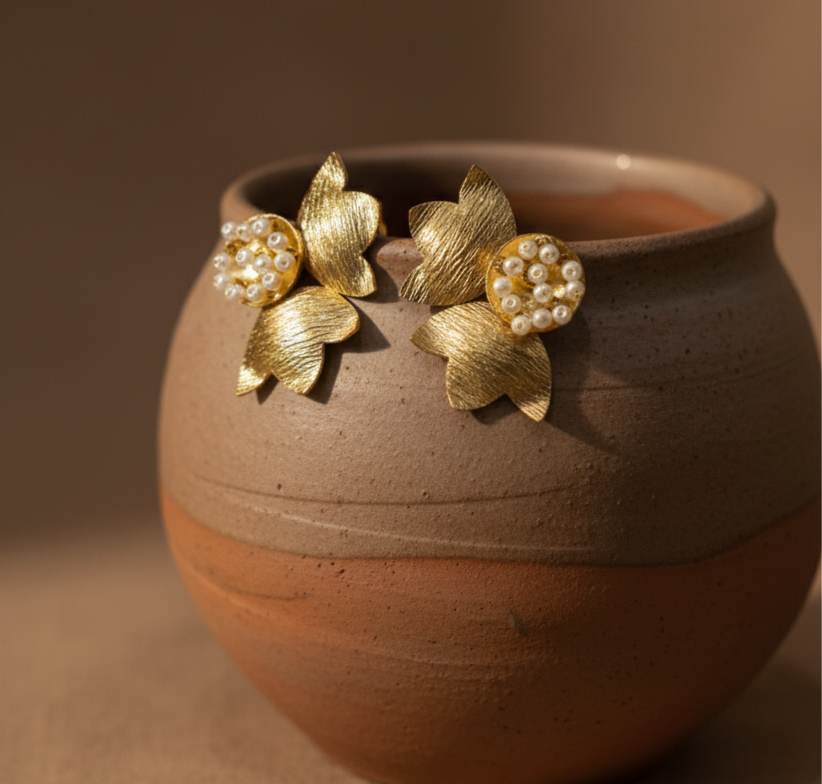 Swarna Patra Bloom Studs