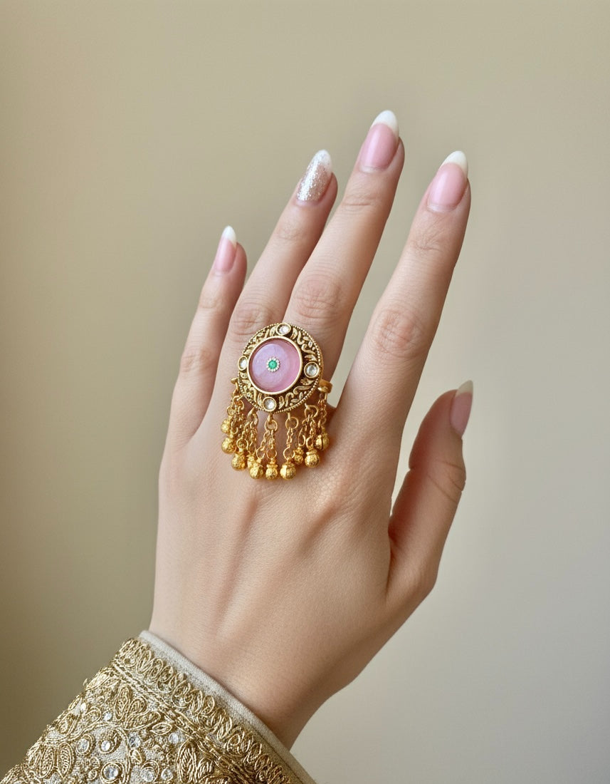 Gulabi Jhalar Ring