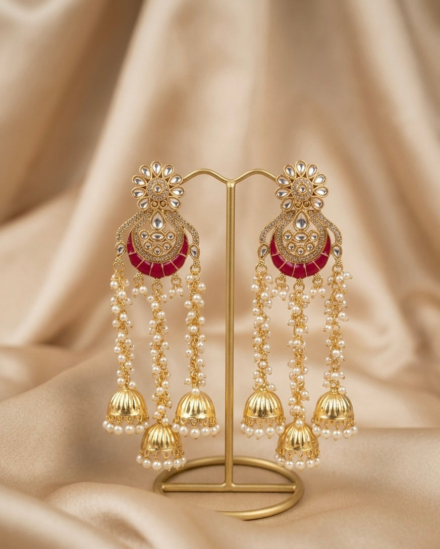 Gulnaar Jhumki Earrings
