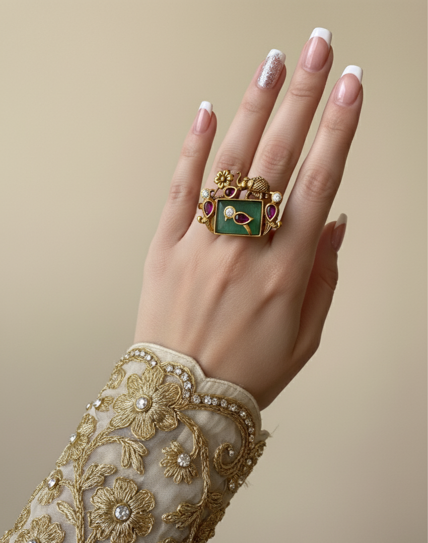 Mayura Kunj Ring (Peacock Garden Ring)