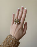 Panna Chowk Ring (Emerald Square Ring)