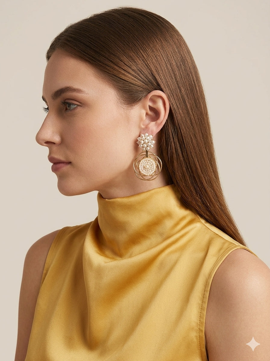 The Celestial Orbit Drop Earrings