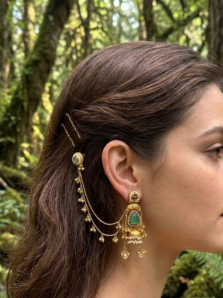 SOUNERI Noor-E-Meher Ear Chains