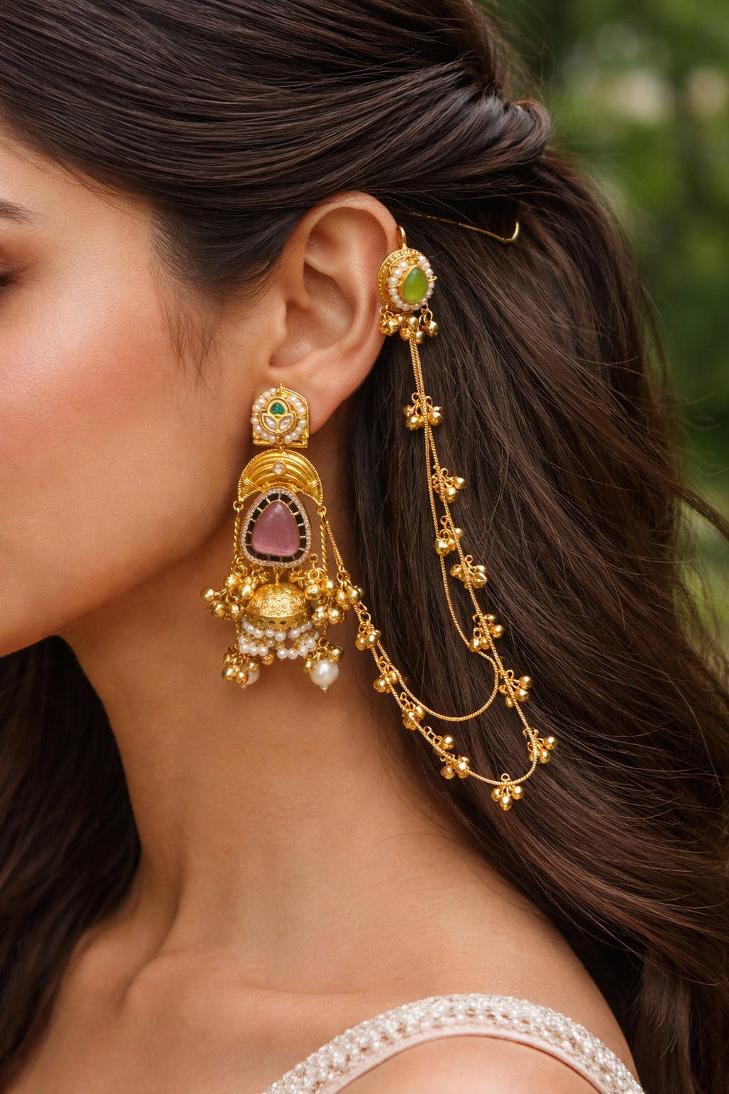 SOUNERI Gulnaar Ear Chains ✨