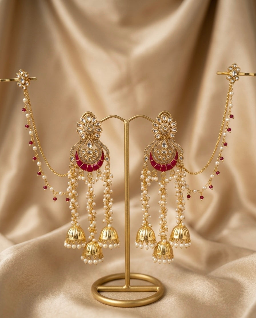 Gulnaar Jhumki Earrings
