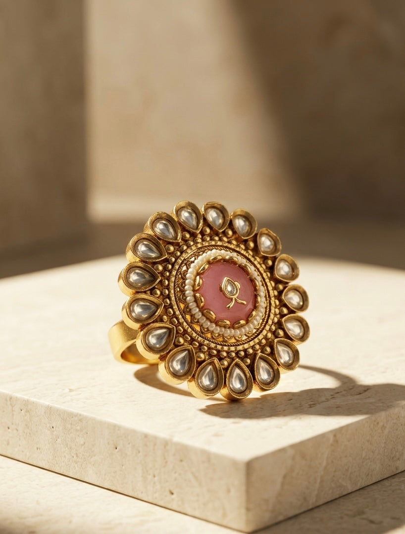 Nizams Cocktail Gulabi Ring