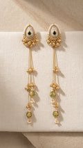 Emerald Noor Tassel Earrings